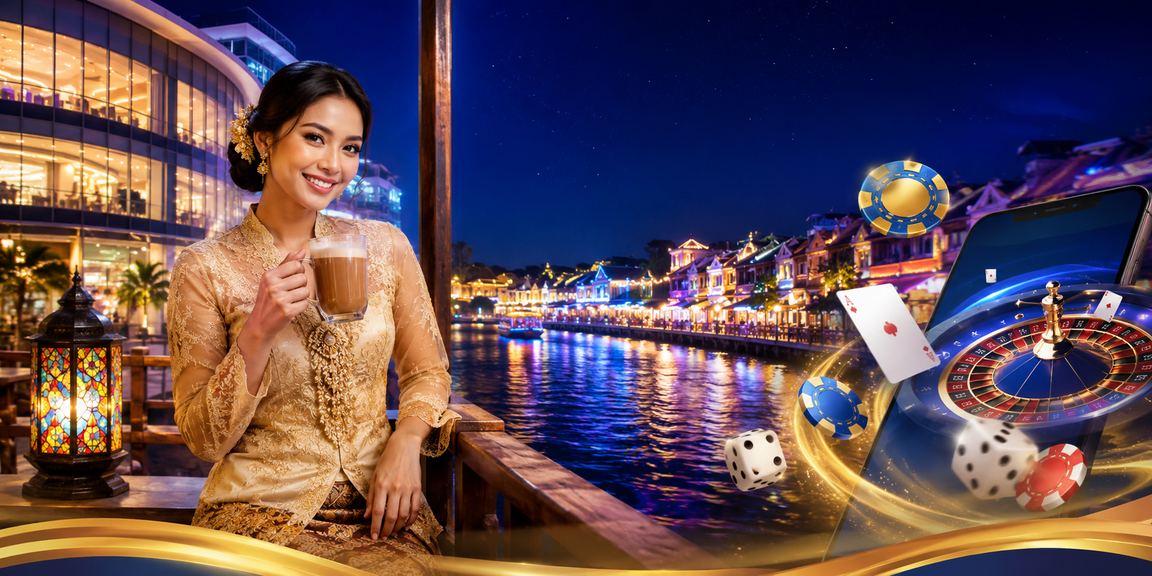 Pemain wanita berbaju kebaya bermain kasino mudah alih di Melaka melalui ibc22