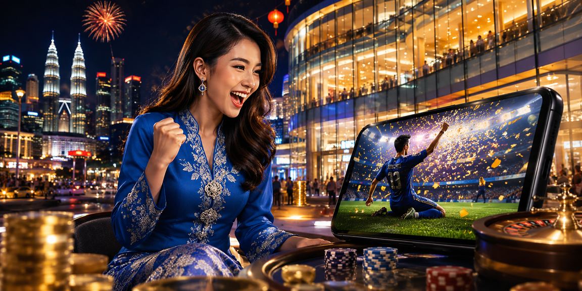 Paparan aplikasi kasino mudah alih Petaling Jaya bersama baju kurung